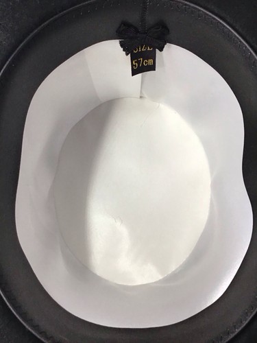 Nice Black Felt Top Hat 57cm Preowned 6” - Bild 7 von 7