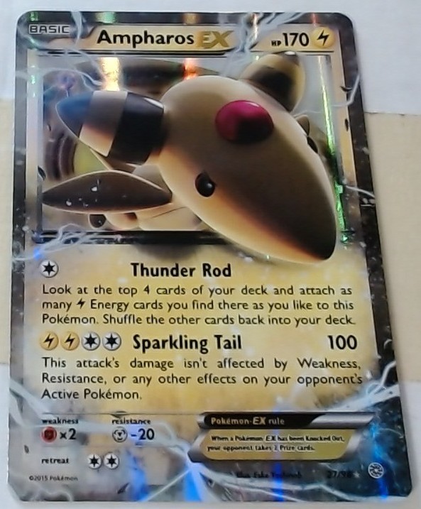 Ampharos EX 27/98 XY - Ancient Origins Holo