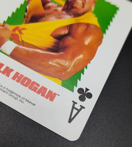 WWF Pro Wrestling Titansports 1991 cartes à jouer HULK HOGAN 4 OF A KIND ALL SUIT - Photo 20/23