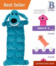 Soft Plush Loofa Dog Mat with Surprise Squeakers - Perfect for All Breeds 12  