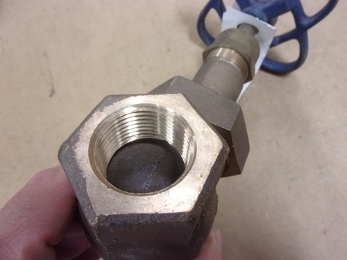 Valvola a globo disco teflon Nibco ottone bronzo 1" Npt T-275-Y 600 WOG 300 SWP NL3X00 - Foto 6 di 10