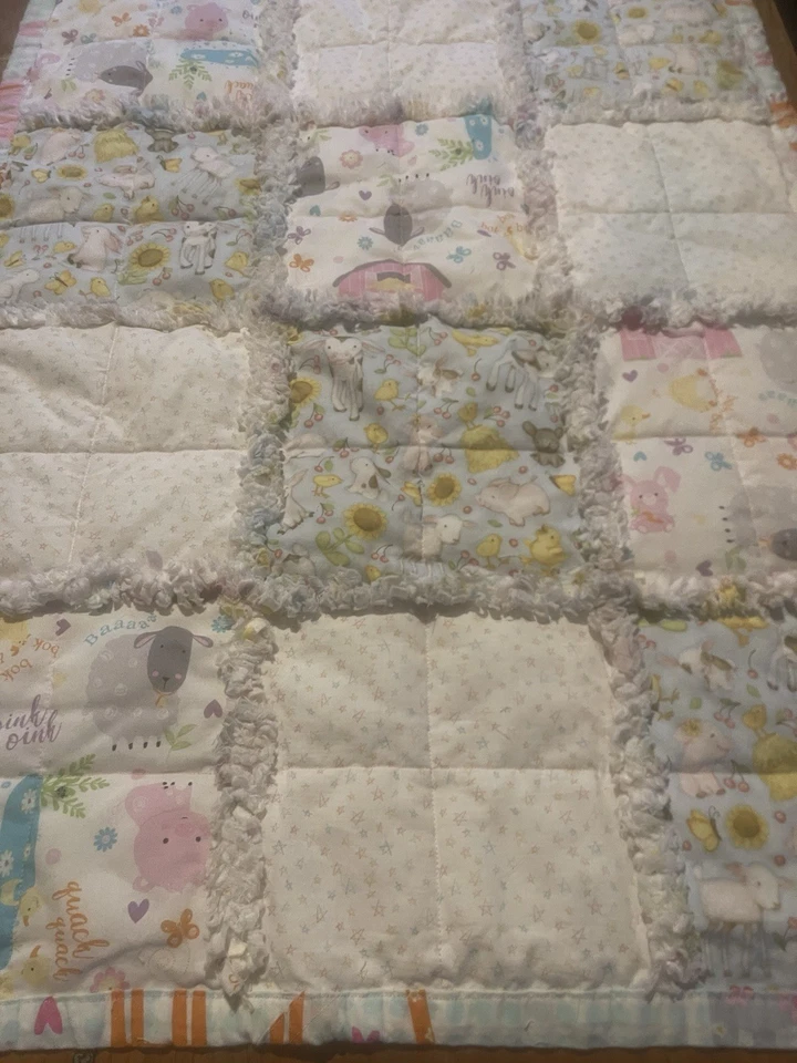 Farm Babies Rag Quilt - Изображение 2 из 4
