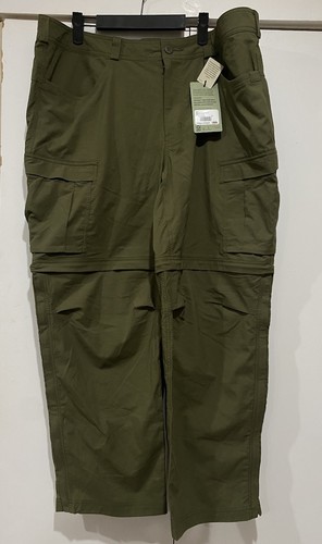 REI Co-op Pants Men 42x30 Army Cot Green Cargo Sahara Convertible UPF 50+ Shorts - Picture 2 of 24