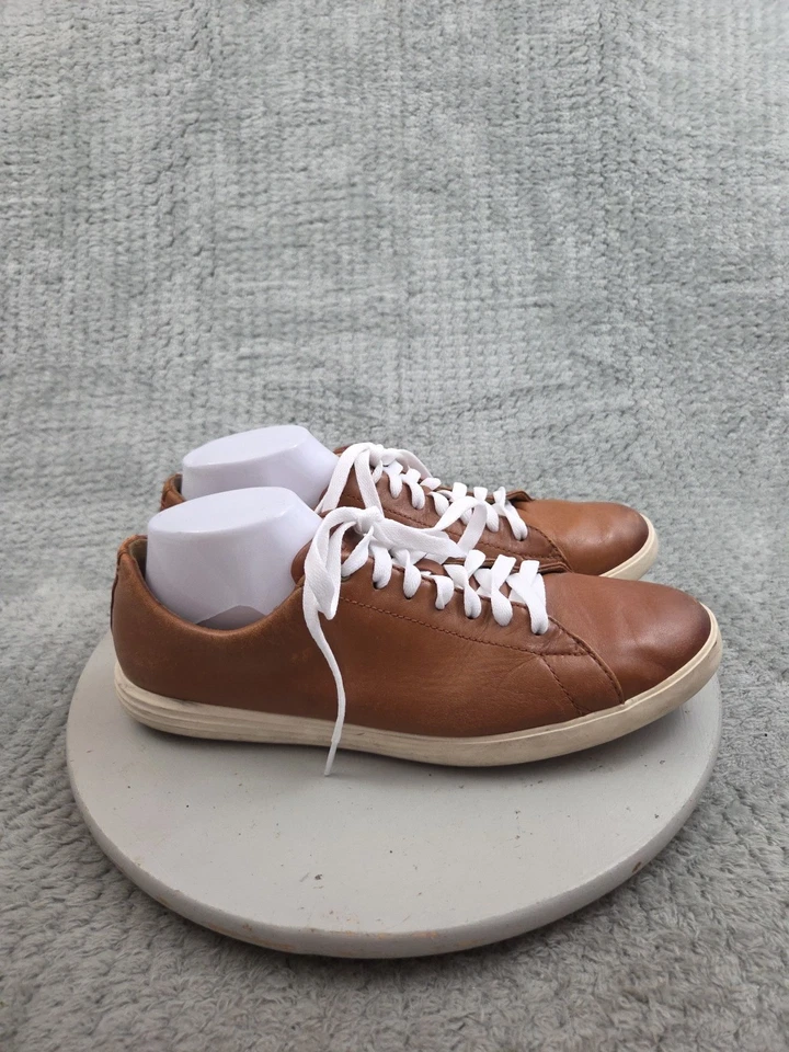 Zapatillas deportivas informales con cordones Cole Haan Grand.OS de cuero marrón para hombre talla 10,5 M Foto 4 de 4