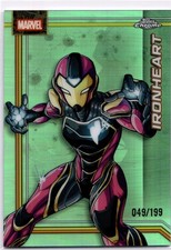 2026 Topps Chrome Marvel Comics #58 Ironheart Aqua Refractor 049/199