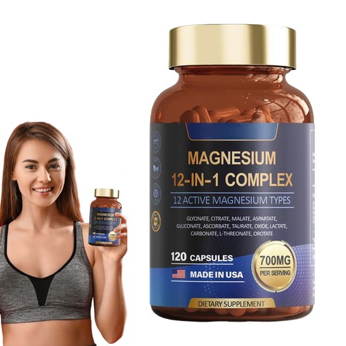 Magnesium Complex - 12 in 1 Magnesium Glycinate, Citrate, Malate, L-Threonate - Picture 8 of 8