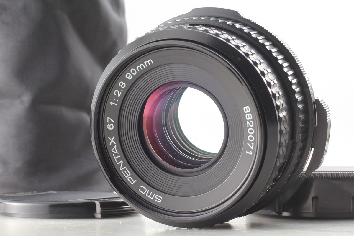 Late Model [ TOP MINT w/ Caps] Pentax SMC 67 90mm F2.8 MF Lens 6x7
