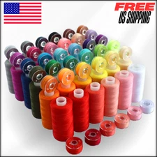 Sewing Thread Assortment, 36 Color Thread for Sewing Machine, Polyester 72 Pc