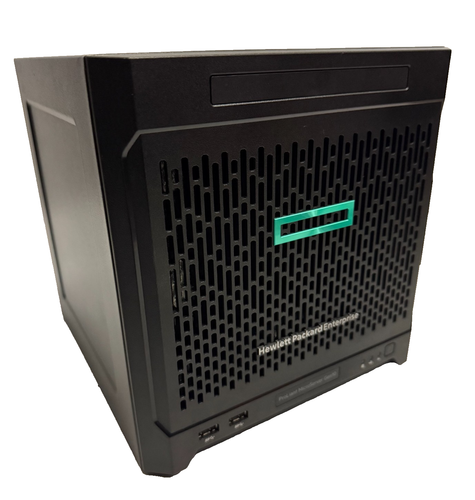 HPE ProLiant MicroServer G10 873830-421 / 8GB RAM / 2x 240GB SSDs / 2x 1TB HDDs - Afbeelding 1 van 5