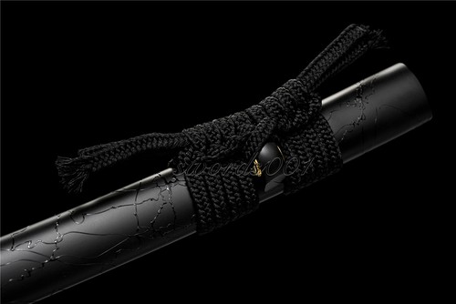 Espada samurai japonesa de acero al carbono de 41" Katana Full Tang hoja afilada forjada a mano - Imagen 10 de 14