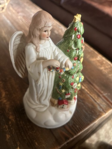 Enesco 1985 "My Favorite Things" Sound Of Music 60th Anniv Spieluhr Engel Baum - Bild 8 von 8