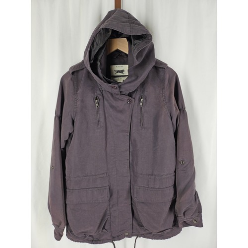 Obey Propaganda Gray Women's Hooded Full Zip Jacket Size L, - Picture 5 of 13