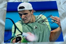 Jakub Mensik Signed 8x10 Photo Tennis With Proof Jakub Mensik Signed 8x10 Photo Tennis With Proof