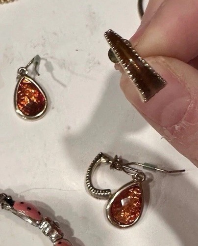 VTG Jewelry Lot Gold Tone Lady Bug Bracelets Earrings Retro Fashion Costume - Picture 14 of 16
