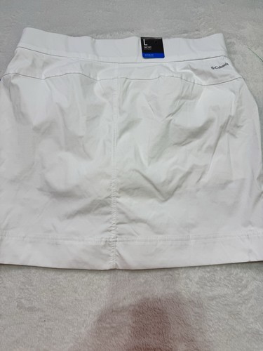 NWT Columbia Women's Anytime Casual Skort, Color White, Size L NWT 16 Inch - Picture 7 of 12