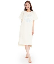 cinnamoroll Room Wear Mini Fleece Rady Short Sleeve Pajamas Sanrio M-LSize