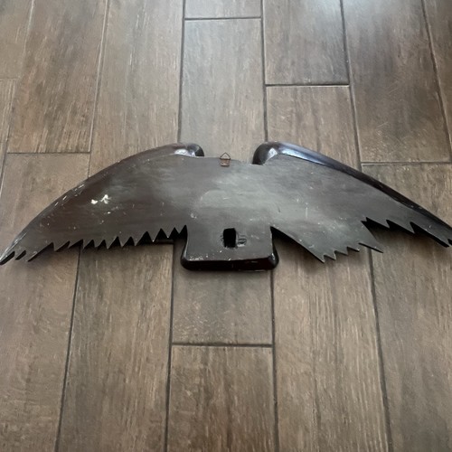 Vintage Large Wood Hand Carved American Bald Eagle - Picture 6 of 12