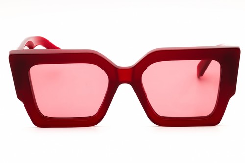 OFF WHITE CATALINA 2828 Sunglasses Burgundy Frame Burgundy Lenses 55mm - Picture 4 of 4