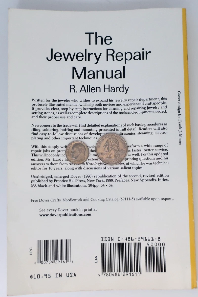 Essential Vintage Guide Book  The Jewelry Repair Manual by R. Allen Hardy