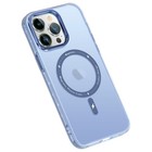 Custodia magnetica per iPhone 14 serie colorata TPU + PC Magsafe (blu)