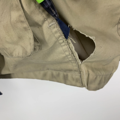 Abrigo London Fog Para Hombres Bronceado Pesado Grande Cremallera Acolchado Forro De Colección Con Capucha - Imagen 9 de 12