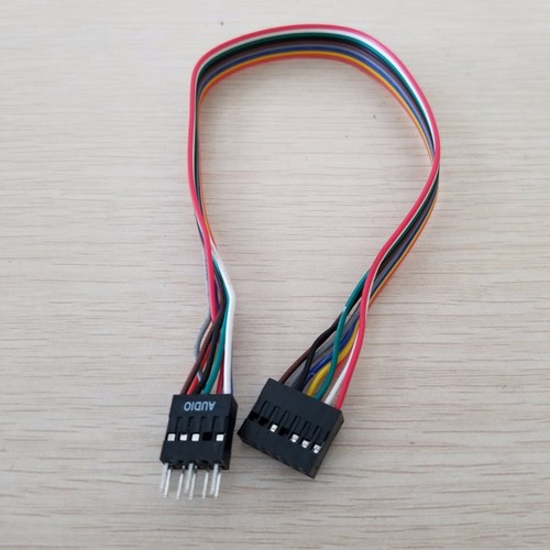 REPLACEMENT 13PIN FEMALE TO 8PIN MALE AUDIO CABLE ADAPTER FOR LENOVO-MOTHERBOARD - Afbeelding 3 van 6
