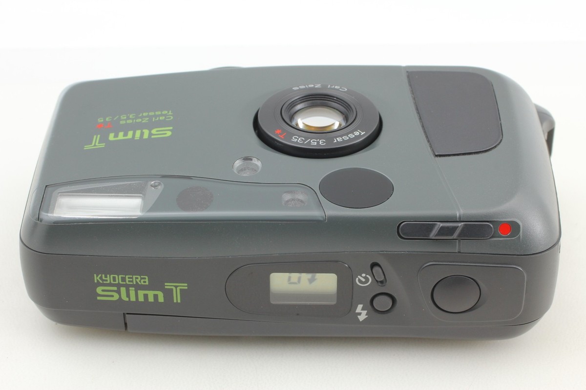 Kyocera Slim T Yashica T4 35mm Film Camera [Top MINT w/ Case