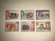 Dominica - 1951. 6 X British Colonial Mint Hinged Stamps. Lot 001