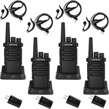 Matetalk P4 DMR 2 Way Radio with Earpice, DMR & Analog Dual Mode, Compatible wit