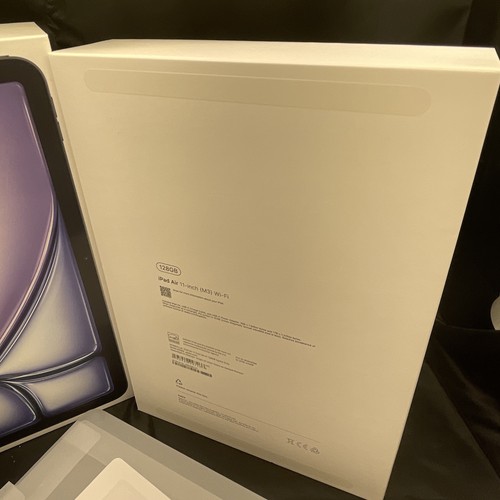 Genuine OEM Apple iPad Air M3 11-inch 128GB EMPTY BOX ONLY A3267 Wifi + Inserts - 第 8/22 張圖片