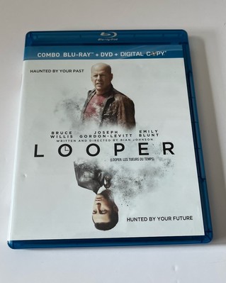 Looper Blu-ray  + DVD 2012 Bruce Willis Joseph Gordon Levitt Sci-fi Action