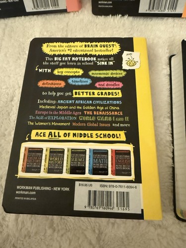Everything You Need To Ace In One Big Fat Notebook 5 Book Lot - Picture 4 of 16