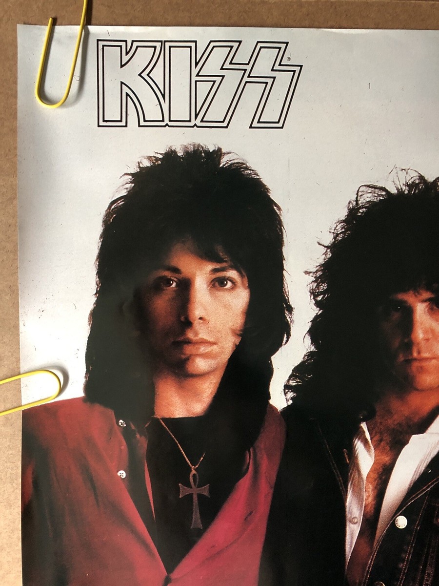 Original Vintage Poster KISS Lick it Up K.I.S.S. 1980s rock
