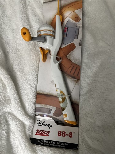 ZEBCO STAR WARS BB-8 Kids Fishing Rod, Reel & Plug for Kids 3+ NIP!  It FLOATS! - Picture 4 of 7