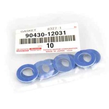 TOYOTA GENUINE LEXUS SCION Oil Drain Plug Washer Gasket Set 90430 - 12031 x10