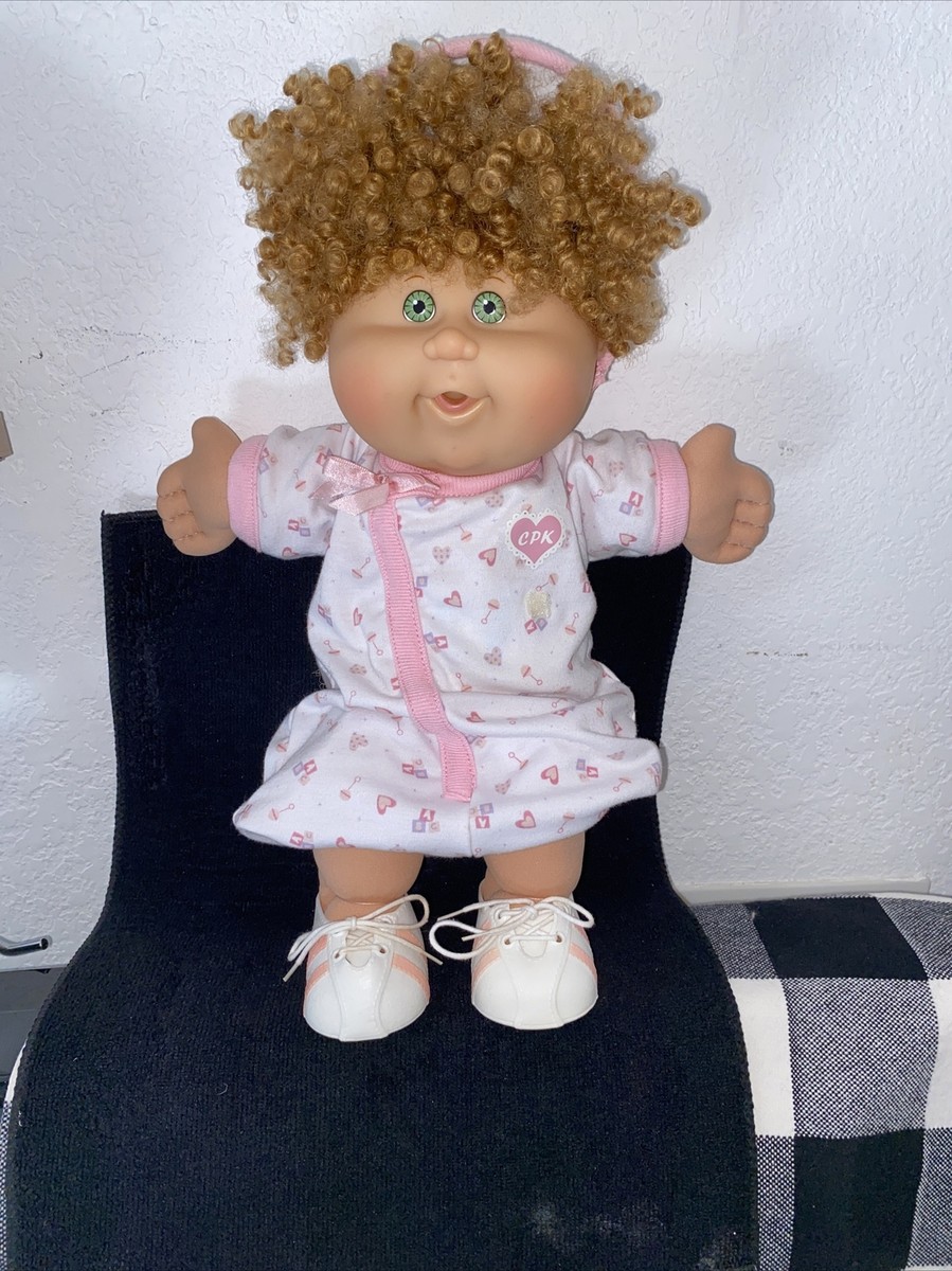Cabbage Patch Kids 2004 Baby Girl Doll Tall Red Curly Hair
