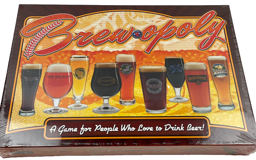 New Sealed Brew- Opoly Vtg Game For People Who Like To Drink Beer