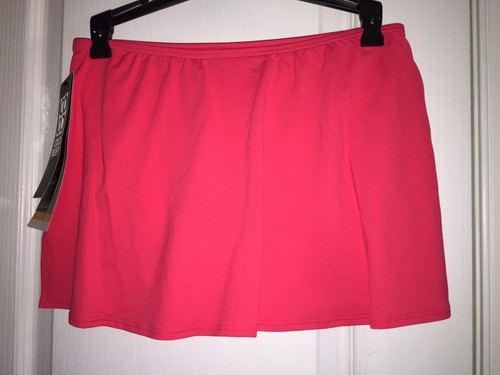 NWT $70 COCO REEF Classic Solids Coral Bikini Skirted Swimsuit Bottom Women's S - Picture 6 of 6