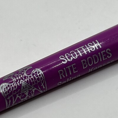 Scottish Rite Pen VTG Ballpoint Pen Scottish Rite Bodies Salina Kansas | eBay
