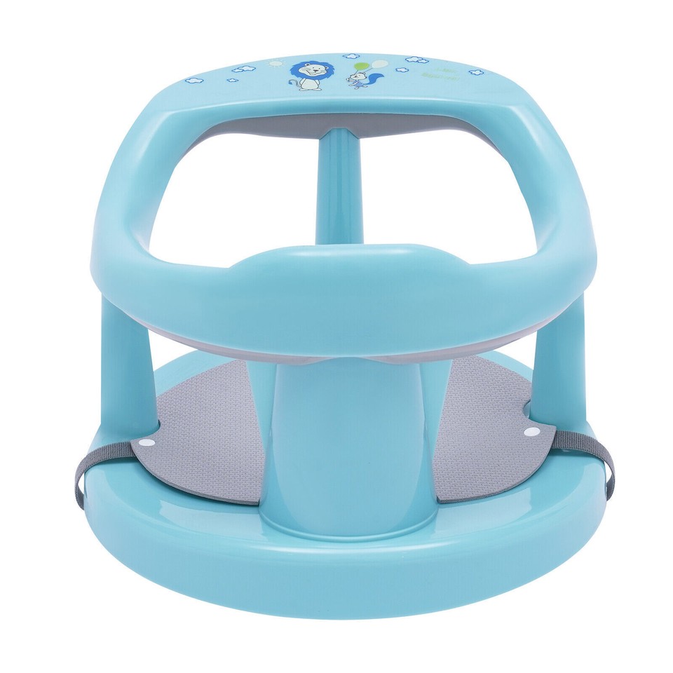 Newborn Infant Baby Bath Tub Ring Seat Infant Toddler Safety Chair Anti