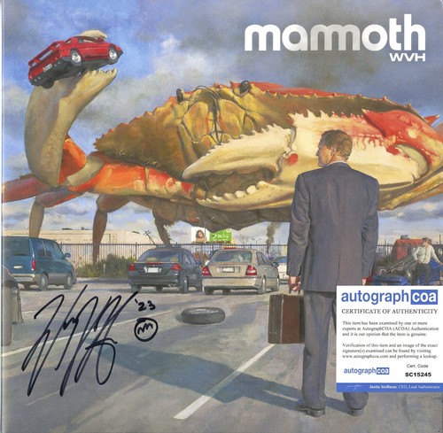 Mammut Wolfgang Van Halen signierte Vinyl Schallplatte ACOA