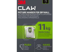 3M CLAW Drywall/Plasterboard Picture, Mirror, Frames & Home Decor 11 kg - 2 Pcs