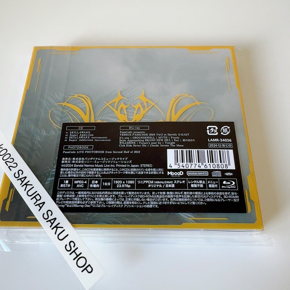 PassCode SKILLAWAKE Limited Edition CD w/ Blu-ray LAMR-34036