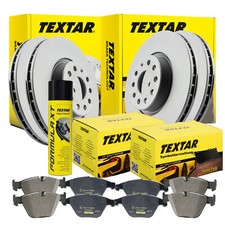 TEXTAR Bremsensatz (Passend für Nissan) PATHFINDER III (R51) VA Ø 296 HA Ø308mm