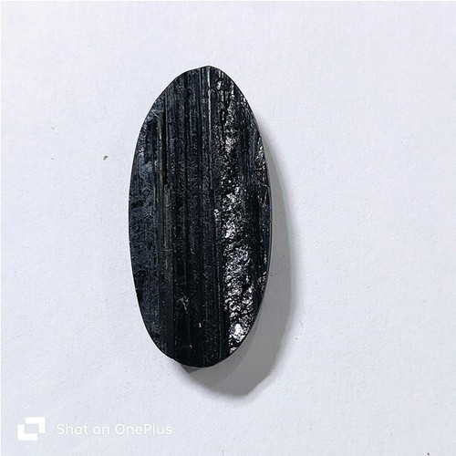 Turmalina negra druzy turmalina cabujón piedras preciosas sueltas joyería 40 quilates ME-9078 - Imagen 5 de 5