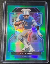 Billy Sims - Prizm Football 2021 - Detroit Lions - Green Prizm