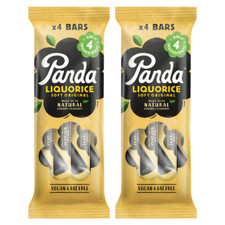 Panda Liquorice Bars Natural Original Soft Liquorice 128g, Fat Free