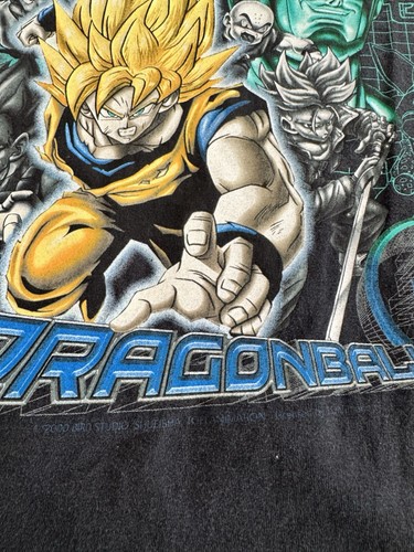 2000s Vintage Dragon Ball Z Cell Saga Saiyans Size Large T-shirt- From PC - Picture 12 of 13
