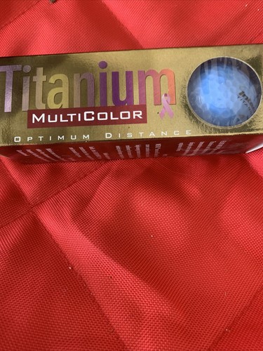 NIB - Intech MultiColor Titanium Optimum Distance Golf Balls For Women  Qty. 3 - Picture 1 of 3