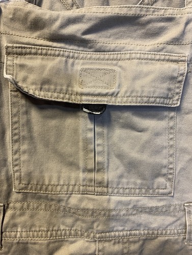 Tute vintage anni '90 SQZ bavaglino da donna taglia media cotone cachi marrone chiaro - Foto 4 di 8